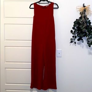 Zara Burnt Red Jumpsuit